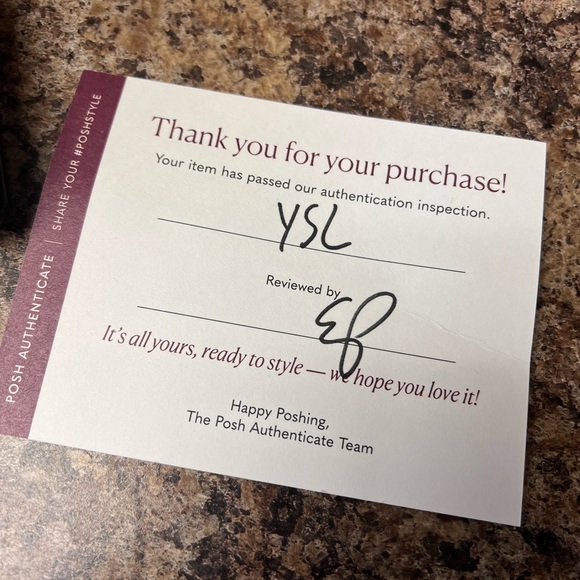 YSL Wallet with unbranded chain - Picture 12 of 12